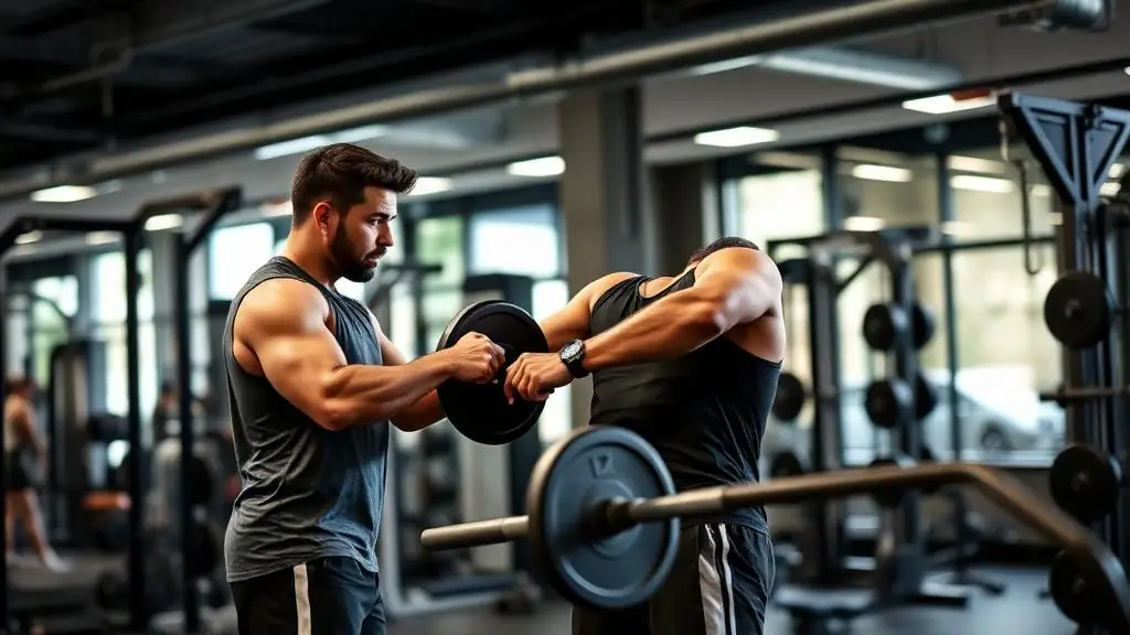 Personal training session