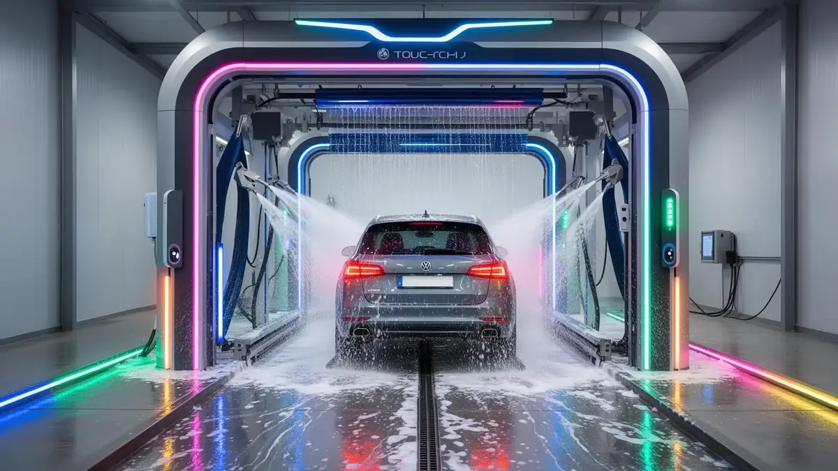 Modern car wash facility