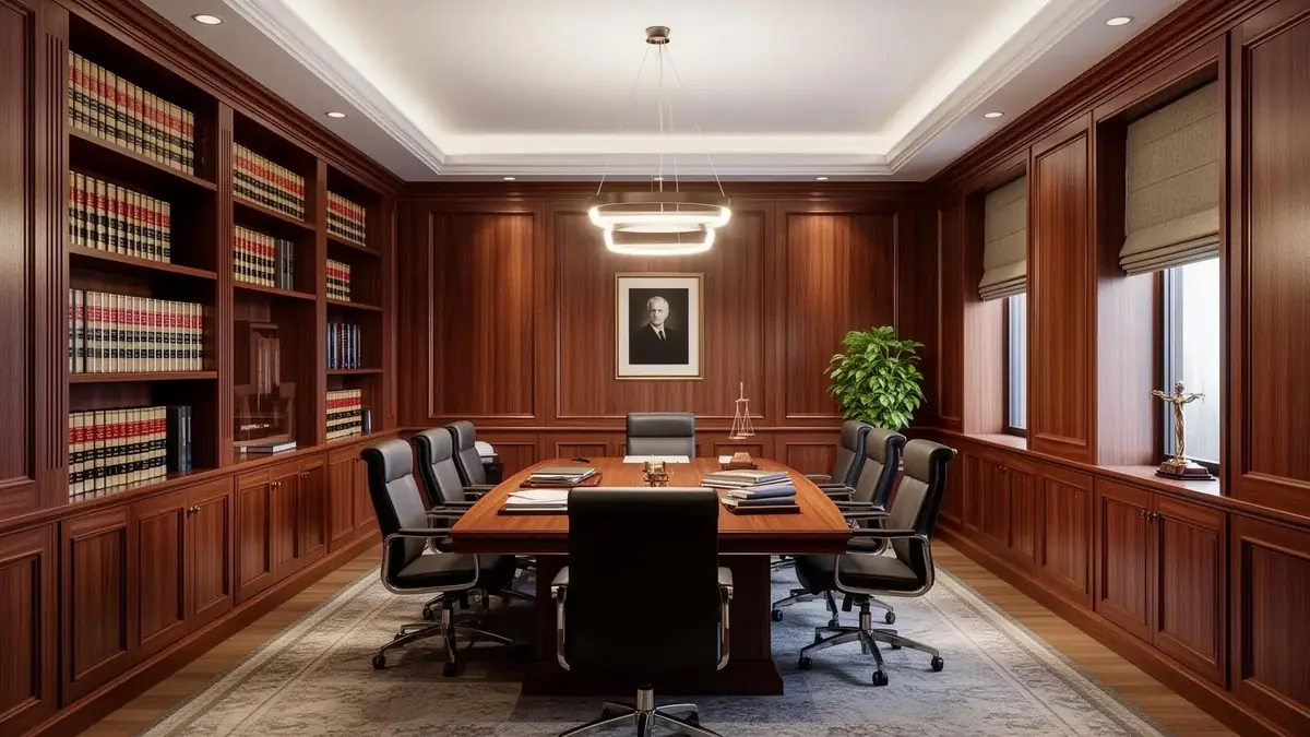 Professional law firm office