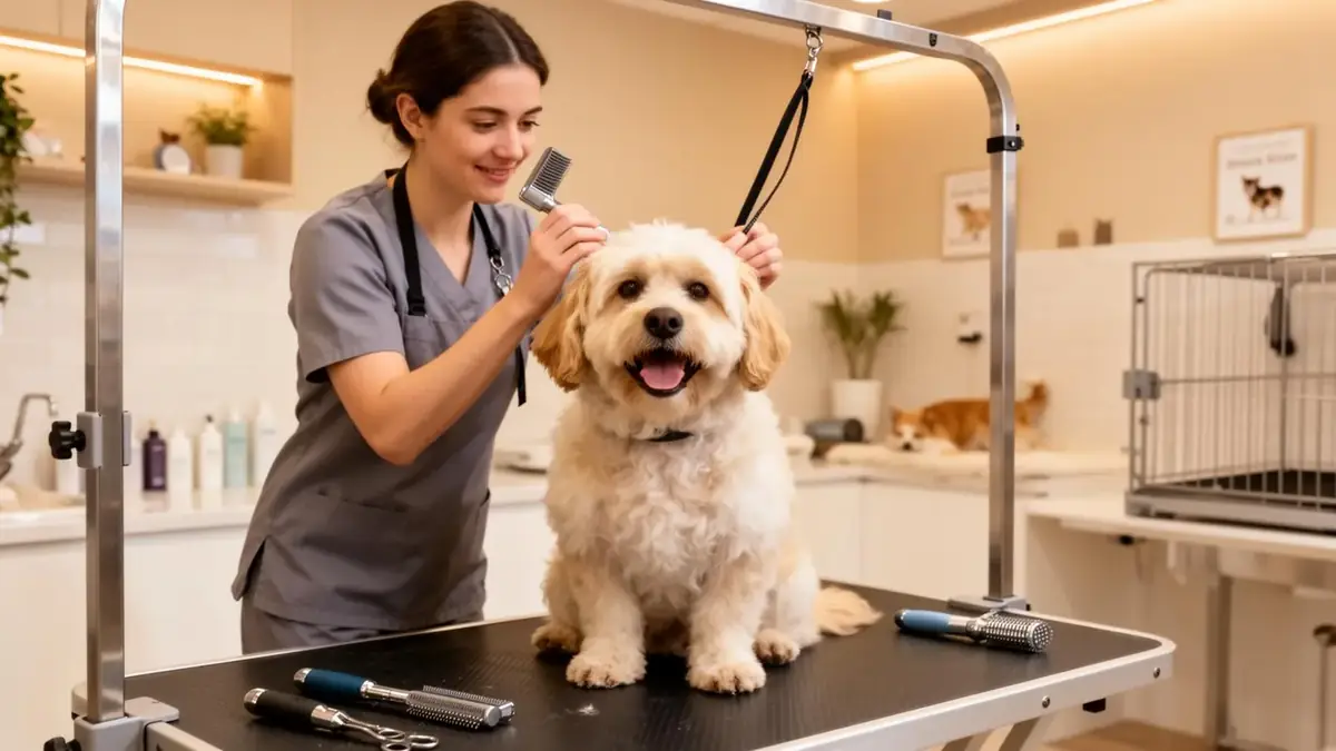 Pet grooming salon
