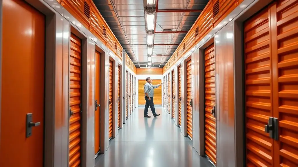 Self-storage facility units